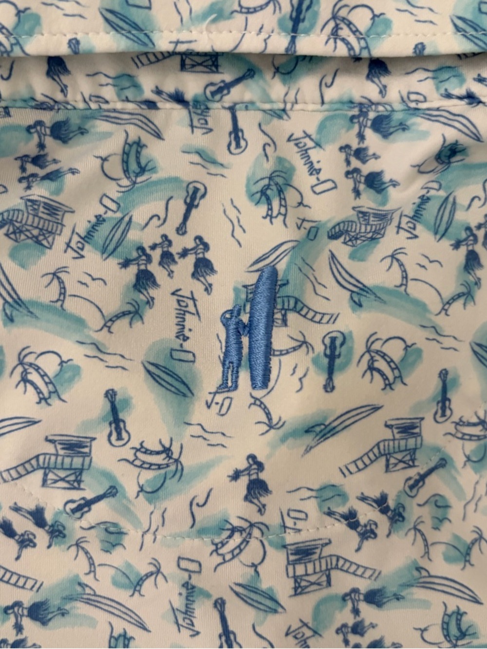 Johnnie-O “Santa Monica Scenes” Men’s Featherweight Polo - Small